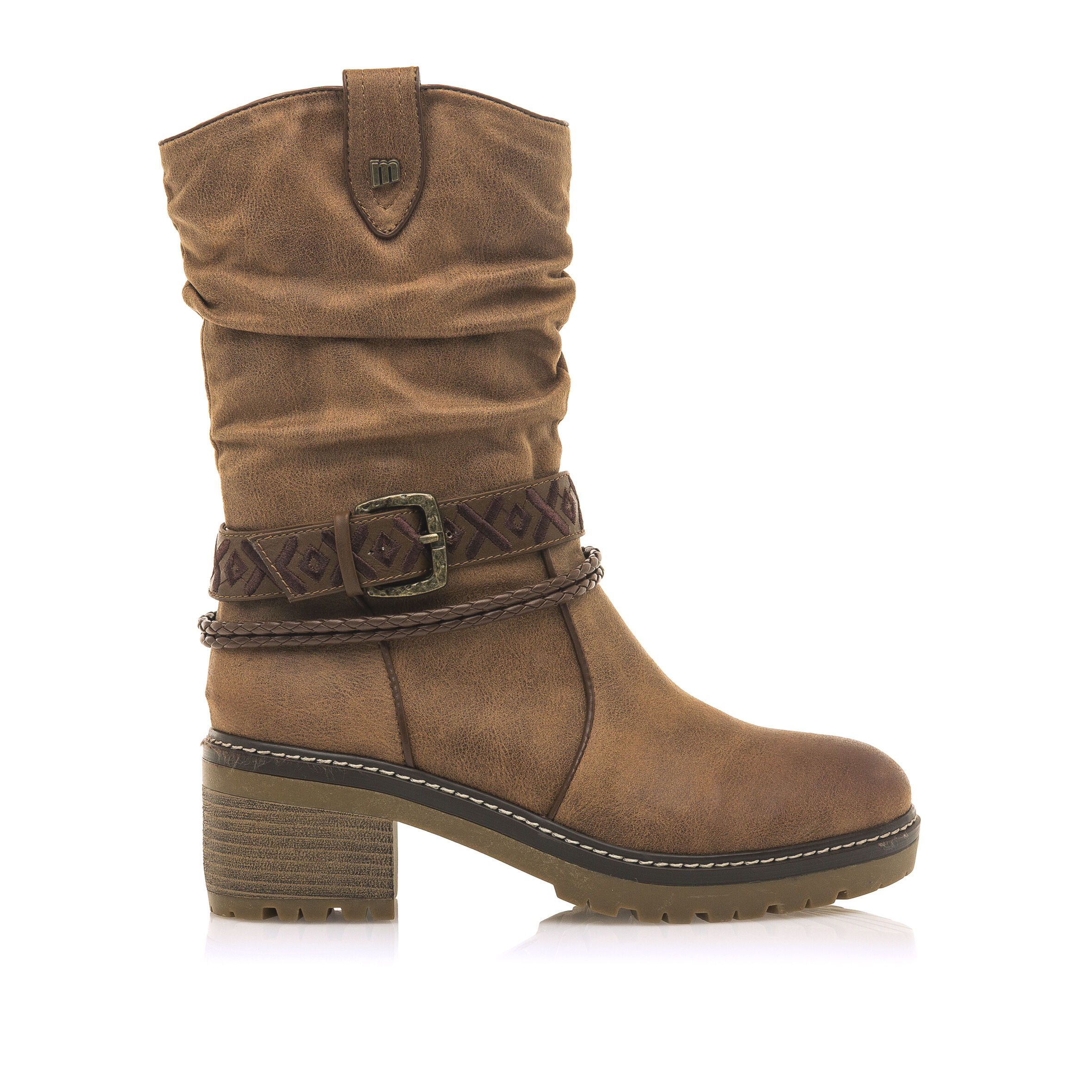 Botas marrones deals mujer mustang